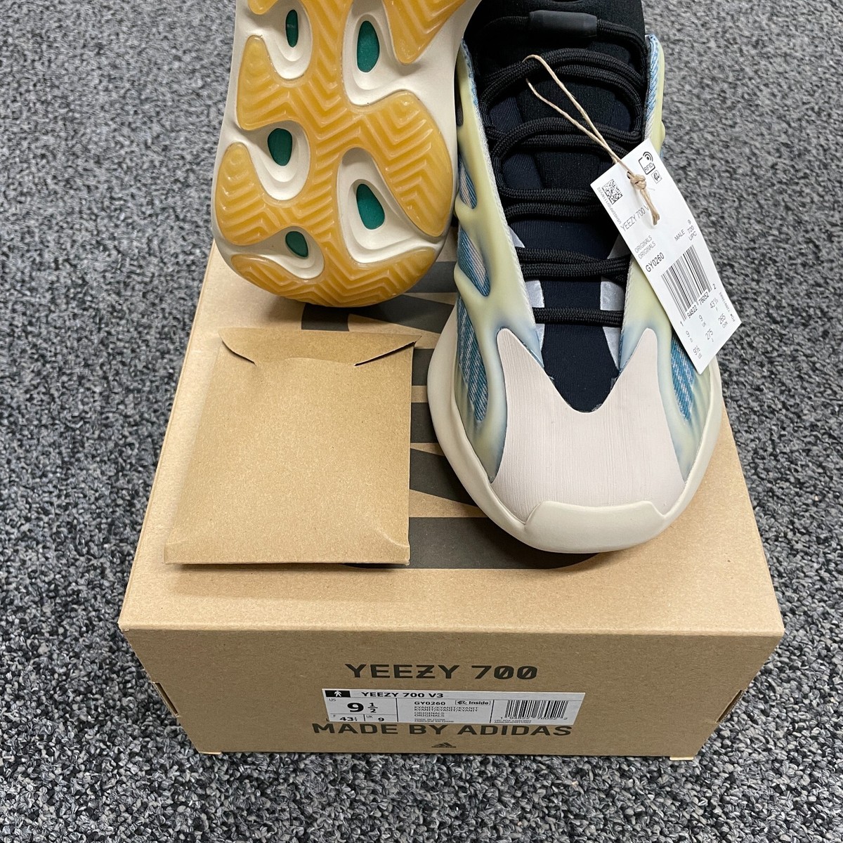 小物 issa GY0260 adidas Yeezy 700 V3 Kyanite (Men's) | eBay