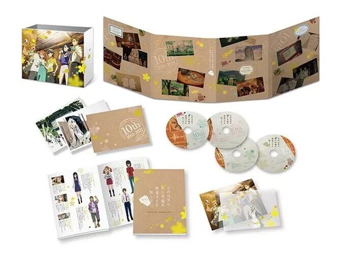 Anohana The Flower We Saw That Day 10years after BOX Blu-ray CD T Shirt NEW - Picture 7 of 10