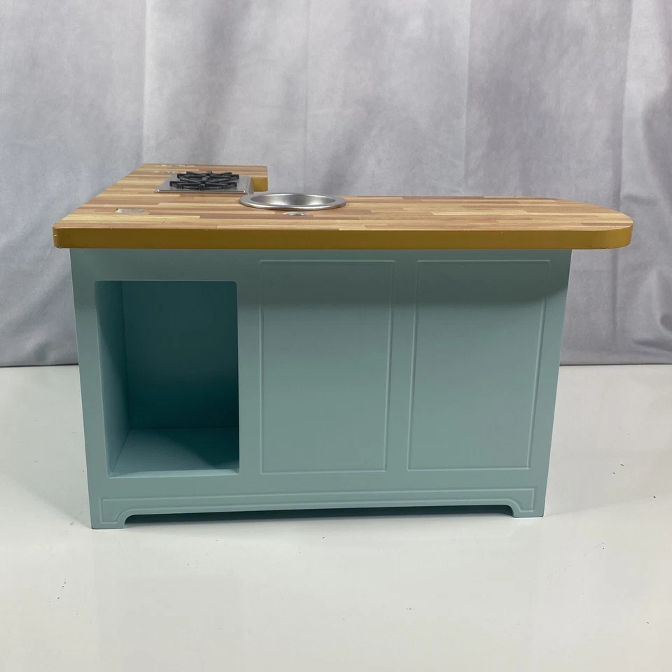 American Girl Gourmet Kitchen Set Retired Blue AS IS MISSING PARTS - Image 4 of 4