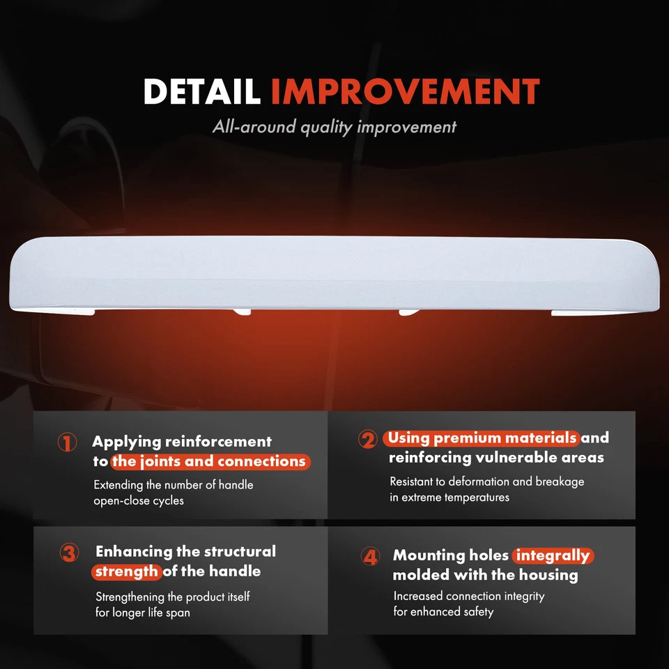 Puerta trasera levadiza adorno blanco para Scion xB 2004 2005 2006 con placa de metal Foto 3 de 4