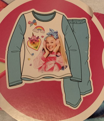 JoJo Siwa 2 PIECE PJ SET SIZE 6-6X FLANNEL GIRLS, Long Sleeve NWT COLOR BLUE - Picture 7 of 7