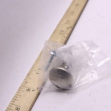 Round Plain Knob Satin Nickel 1-3/16" Dia. SZCL3-SN