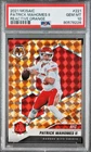 Patrick Mahomes II PSA 10 Reactive Orange Prizm AFC Var 2021 Panini Mosaic #221