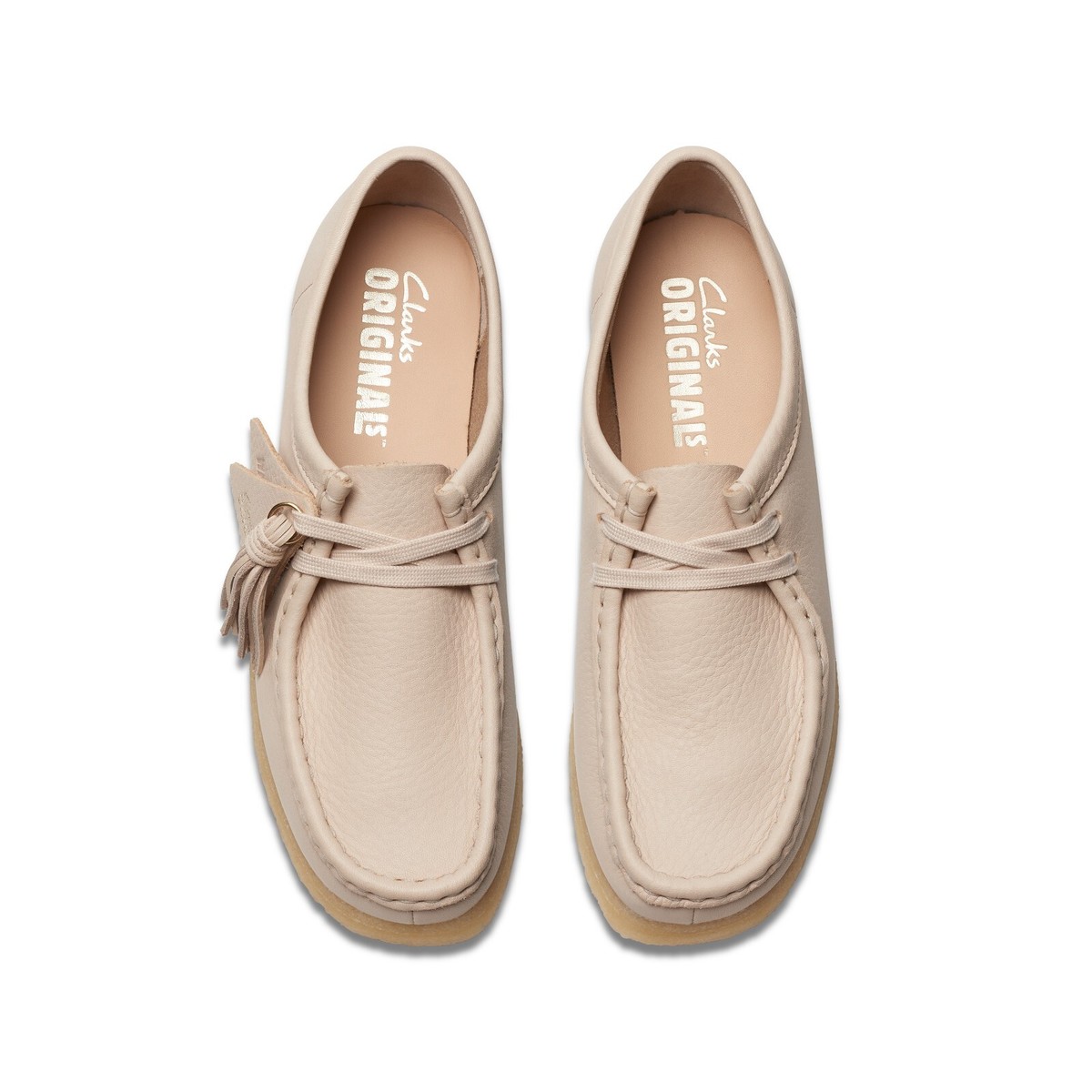Clarks Originals Wallabee Women's Beige Leather 26175773 | eBay