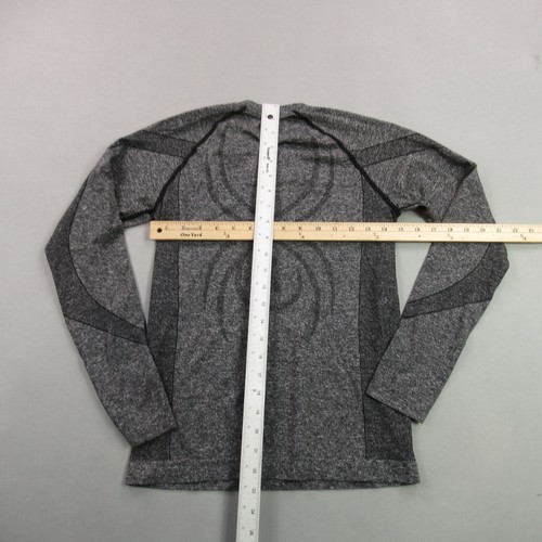 Spyder Shirt Girls Large Long Sleeve Ski Hiking Crew Neck Lightweight Gray - Picture 5 of 9