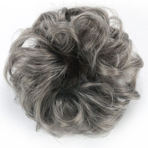 Curly Synthetic Ponytail Scrunchie Chignon Elastic Hair Bun Updo Hairpiece - Picture 18 of 28