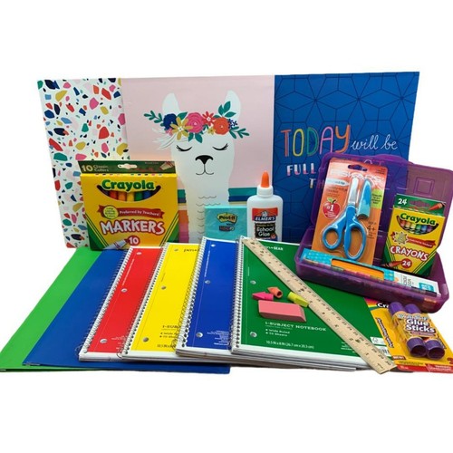 Elementary Back to School Supply Kit – Folders, Crayons, Pencils, Scissors - Picture 112 of 230