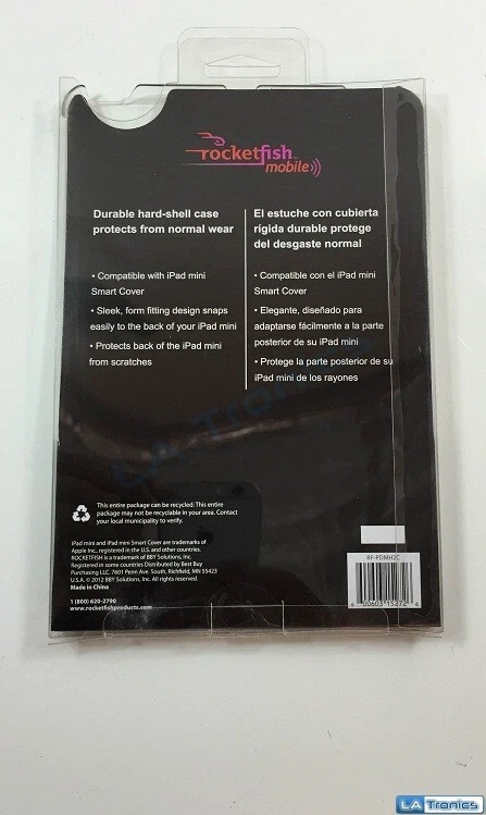 Case For iPad Mini 1/2/3 Clear Transparent Hard-Shell Case - RocketFish Mobi - Image 4 of 4