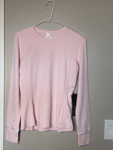 NWT$98 Lululemon Special Edition -It's Rulu Run Ribbed LS - STMI Pink - Size 6
