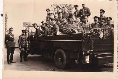 Foto - Polizei Polizisten auf einem LKW - 1934