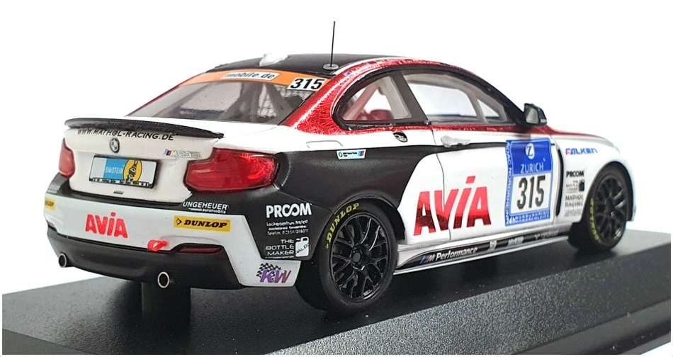 Minichamps escala 1/43 437 142415 - BMW M235i - #315 24h Nurburgring 2014 Foto 2 de 4