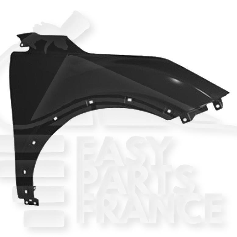 Aile avant droit Kia Stonic 10/17 pièce carrosserie aile droite avec trous élargisseur aile