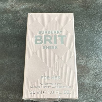 Burberry Brit Sheer Eau de Toilette Natural Spray Vaporisateur Reisegröße 30 ml