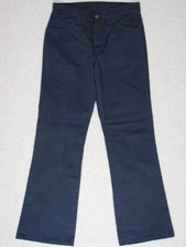 IK13424 VINTAGE 1980s  LEVI'S  PICQUE CORDUROY JEANS msr 31"x30.5" NAVY BLUE
