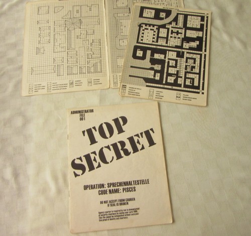 TSR TOP SECRET ESPIONAGE ROLE PLAYING GAME & ADMINISTRATOR FILE 001 - 1980-1 DIE - Picture 5 of 6
