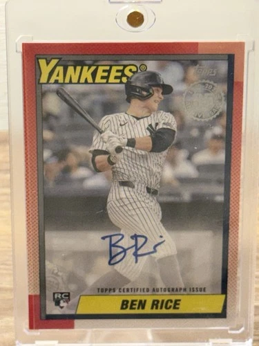 Ben Rice 2025 Topps Ben Rice #90A Rookie