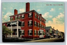 Salem, Mass. Home for Aged Men Vintage Postcard Hugh C. Leighton Co.