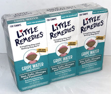Gripe Water Colic  Gas for Newborns 3-pack Ex. 04/2025 ALL NEW Little Remedies