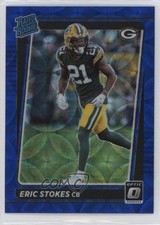 2021 Panini Donruss Optic Rated Rookie Blue Scope Prizm Eric Stokes #251 07rd