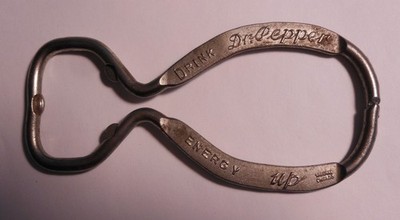 Dr Pepper 1930's wire Bottle opener ''Energy Up'' #2 Minty