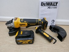 DeWALT DCG406 18v 125mm 5" paddle switch angle grinder bare unit + DCB182 4 ah