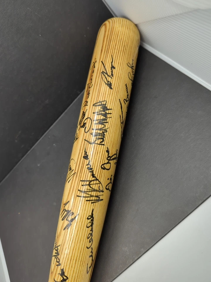 1993 Detroit Tigers Signed Autographed Bat 25+ sigs Trammell Sparky, Harwell COA - Image 2 of 4