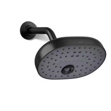 KOHLER Statement 3-Spray 2.5 GPM 8in Wall Mount Fixed Shower Head Matte Black