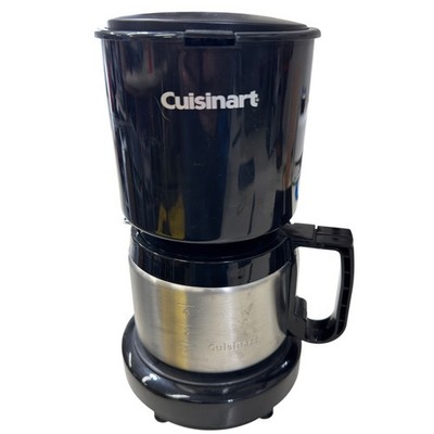 Cuisinart DCC-450BK 4-Cup Coffee Maker Black Stainless Steel Thermal Carafe  | eBay