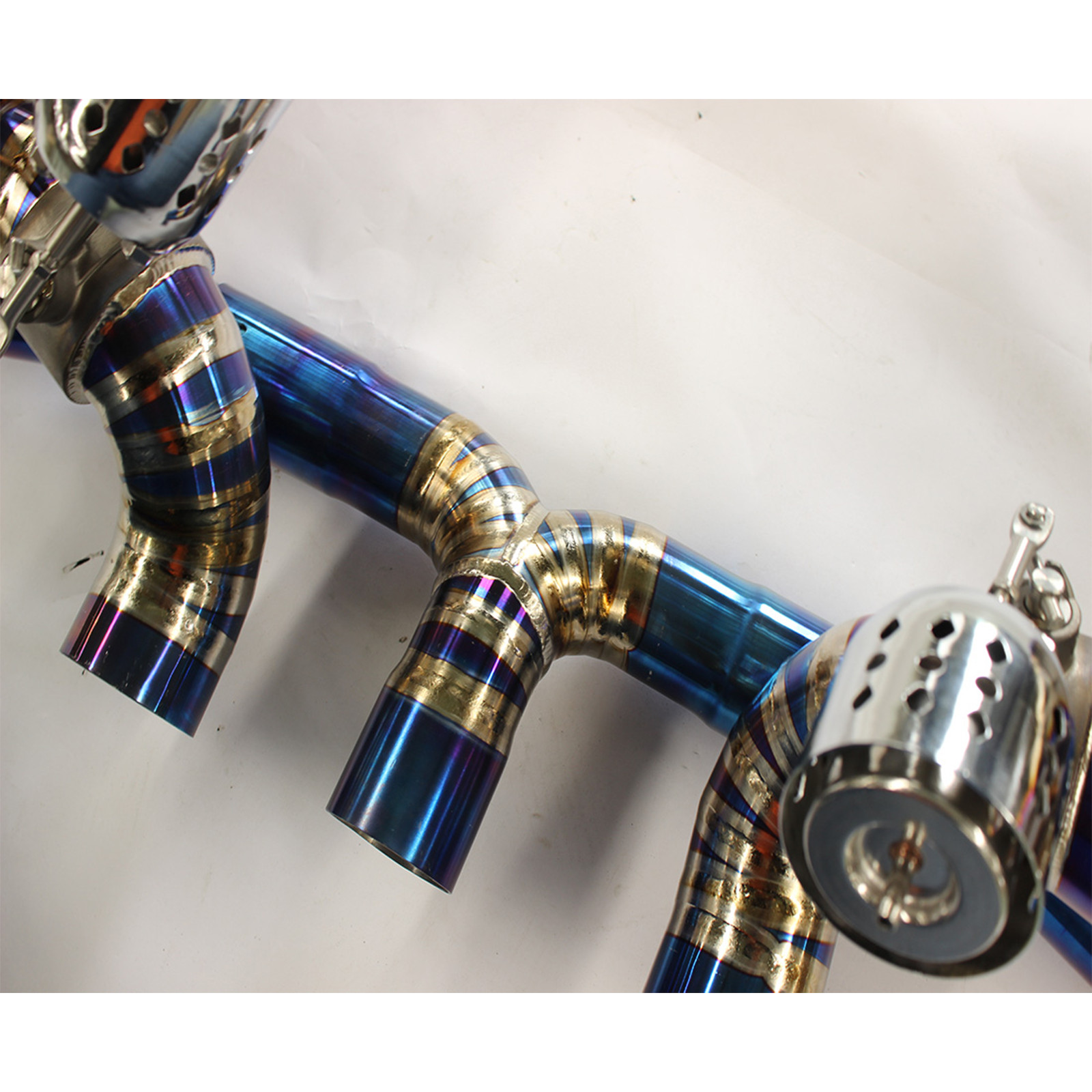 Performance Catback Exhaust System with Valve Control for Ferrari