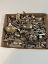 8 Pounds Of Random Vintage Silver Plated Silverware