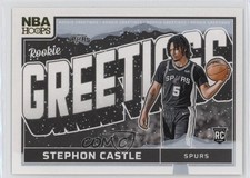 2024-25 Panini NBA Hoops Rookie Greetings Winter Stephon Castle #13 0g1u
