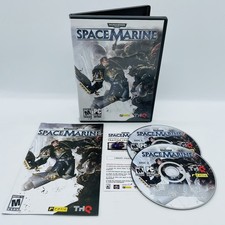 Warhammer 40,000: Space Marine (Windows PC, 2011) Complete w/ Manual & Insert