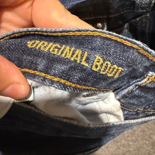 American Eagle Vaqueros Hombre 30x30 Azul Original Bota Y2K Algodón (Medida 32x29) - Imagen 9 de 11