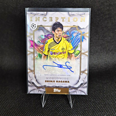 Topps Inception Shinji Kagawa Borussia Dortmund Autogramm UEFA Champions League