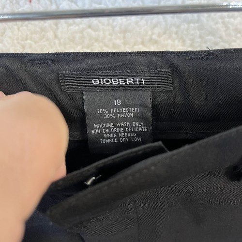 Gioberti Boy's Adjustable WaistFlat Front Dress Pants Gray Size 18 NWT - Picture 5 of 12