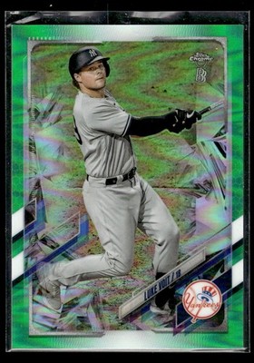 2021 Topps Chrome Ben Baller Edition #87 Luke Voit Green Refractor #/99-9125