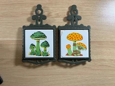 Merry Mushrooms STYLE ‘70s Trivets Homco Taiwan