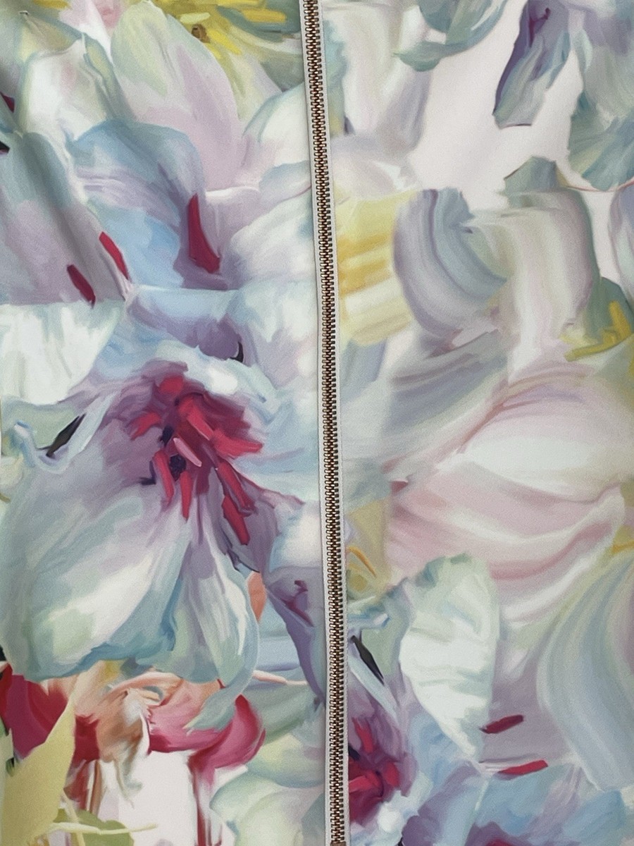 Ted Baker Bathany Hanging Gardens Floral Print Midi Bodycon Dress