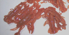 100 Mini Crawfish Fishing Lures  1 .5" Jiggin Crawdad Crappie Bream Bluegill ,