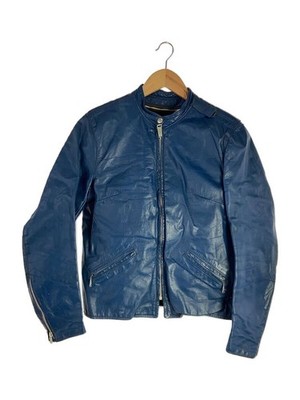 BROOKS Single Rider Jacket/-/Leather/Blu/60S/Inverted C-Shaped Talon/With Liner