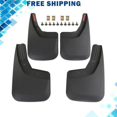 4PC Splash Guards Mud Flaps for Silverado High Country 2014-2018 HD Models