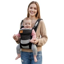Baby Carrier Newborn to 7-30lbs , Carrier with Adjustable Shoulder Strap, Ba...