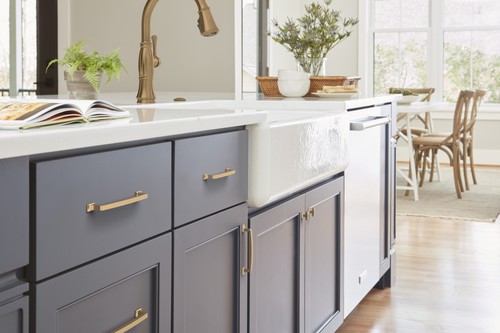 Amerock BP53722 Westerly 6-5/16" Center to Center Handle Cabinet - Grey - Picture 2 of 12