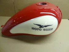 Moto Guzzi FUEL-TANK RED/WH E (#03100223)