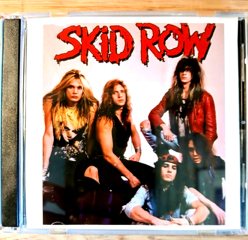 SKID ROW vtg RARE CD 1989 Sheffield UK Youth GONE WILD 1st Concert TOUR