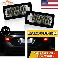 2x LED License Plate Assembly Light 6000K For 2014 2019 - Toyota Corolla Sedan