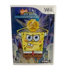 Nintendo Wii - Spongebob: Atlantis Squarepantis - CIB - Tested/Works