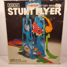 Toltoys Stunt Flyer Battery operated Complete Tested and working Vintage Tomy