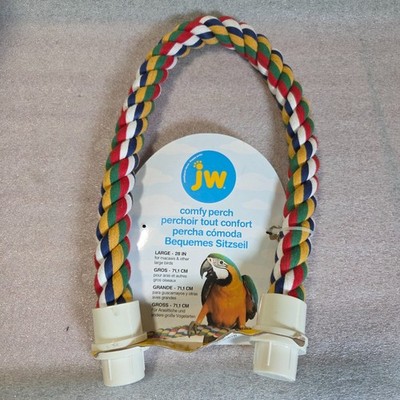 JW Booda Comfy Rope Perch for Birds, Large Size 28'' - NEW