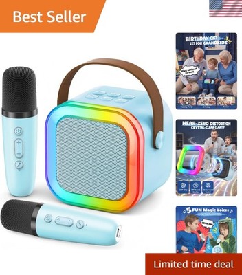 Child-Friendly Karaoke Machine - Bluetooth with 30 Days Karafun Subscription